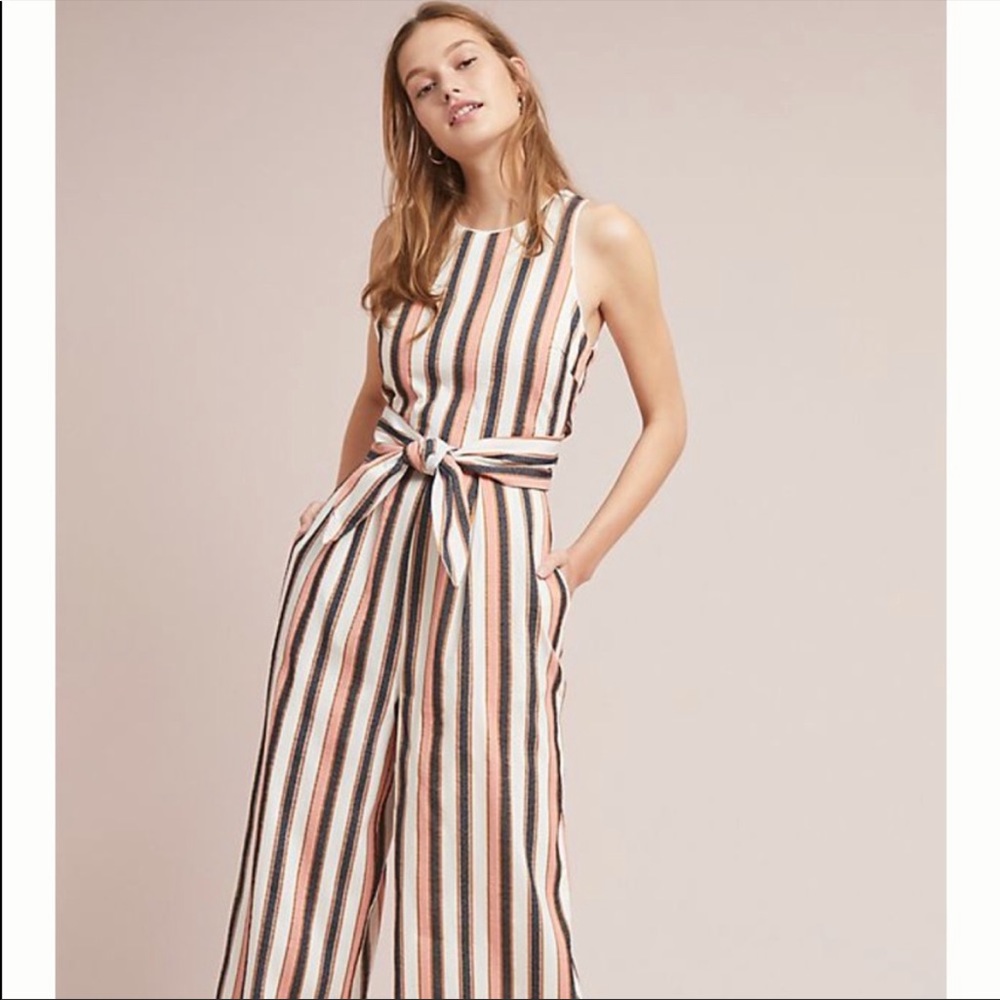 Anthropologie Adelyn Rae Wide Leg Jumpsuit
